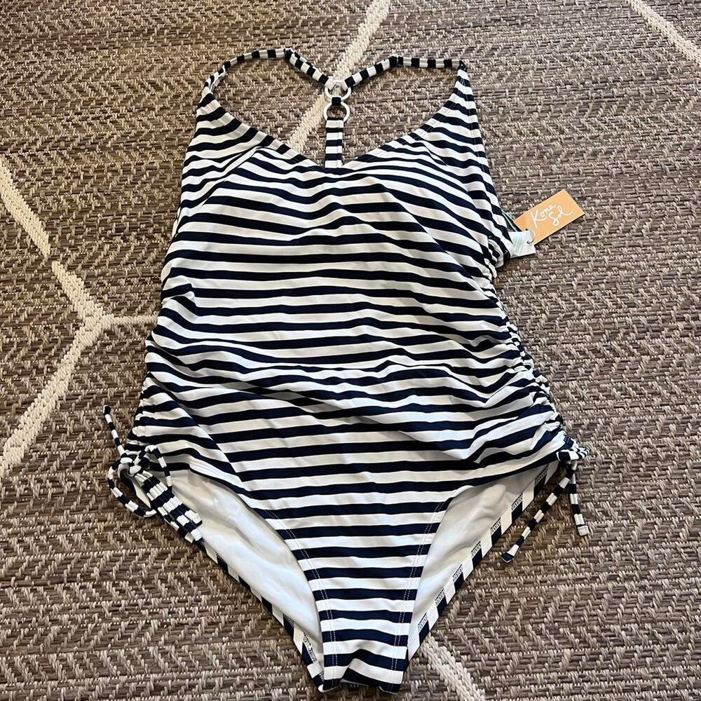 Kona sol striped one piece sz XL